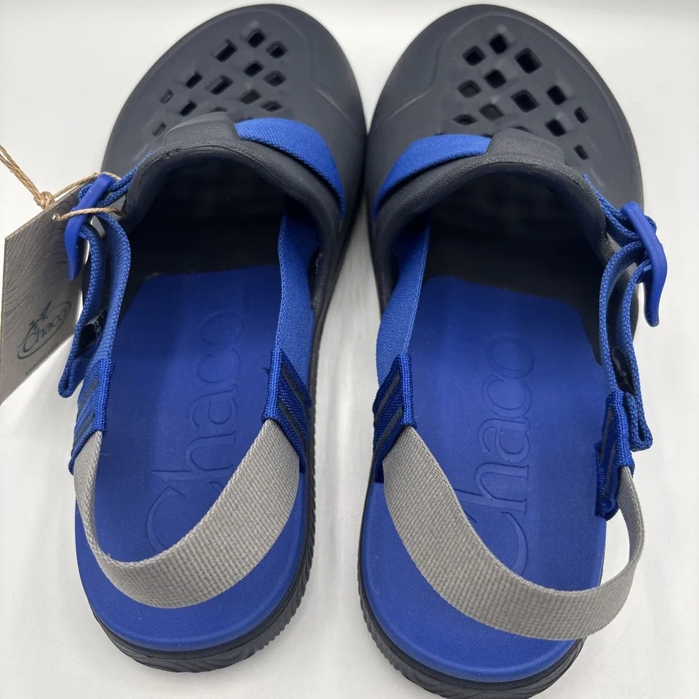 Chaco Chillos Clogs‎ Navy Men's Size 9 Slip-On Comfort Foam Sandals New